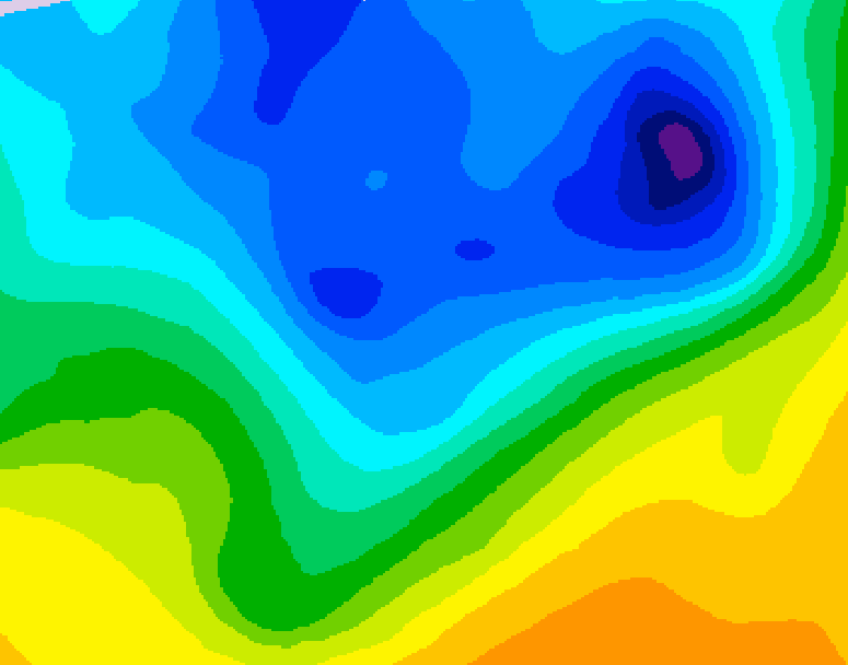 GDPS 500 millibar geopotential height 144 hour forecast chart for Canada based on 2026/04/12 1200Z data