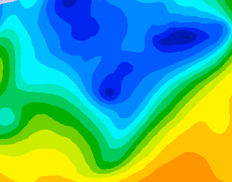 GDPS 500 millibar geopotential height 162 hour forecast chart for Canada based on 2026/04/12 1200Z data