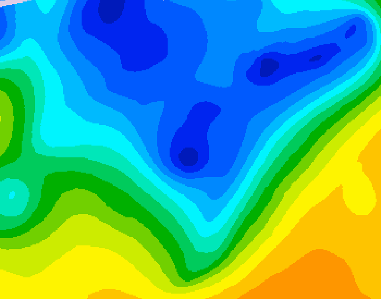 GDPS 500 millibar geopotential height 168 hour forecast chart for Canada based on 2026/04/12 1200Z data
