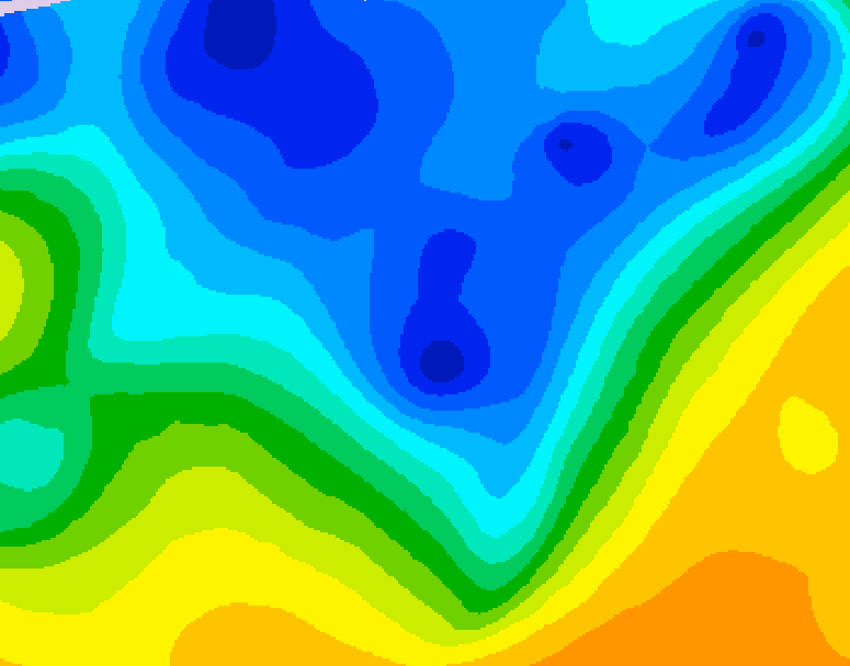 GDPS 500 millibar geopotential height 174 hour forecast chart for Canada based on 2026/04/12 1200Z data