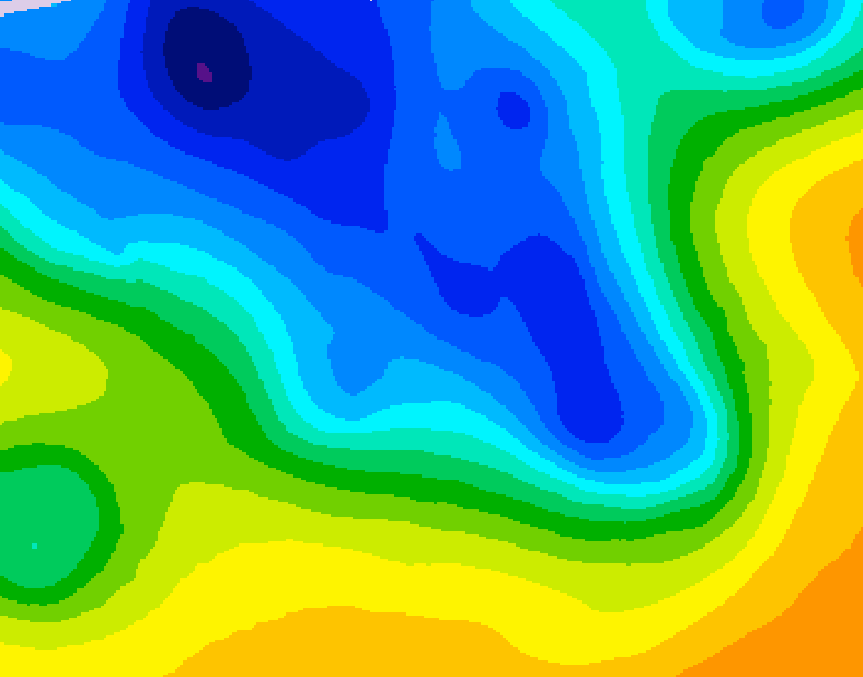 GDPS 500 millibar geopotential height 204 hour forecast chart for Canada based on 2026/04/12 1200Z data