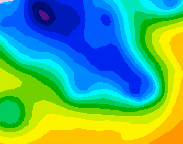 GDPS 500 millibar geopotential height 210 hour forecast chart for Canada based on 2026/04/12 1200Z data