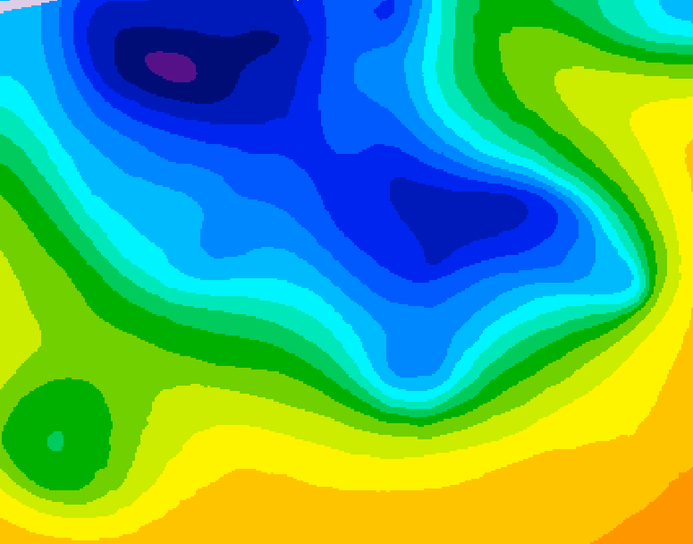 GDPS 500 millibar geopotential height 228 hour forecast chart for Canada based on 2026/04/12 1200Z data