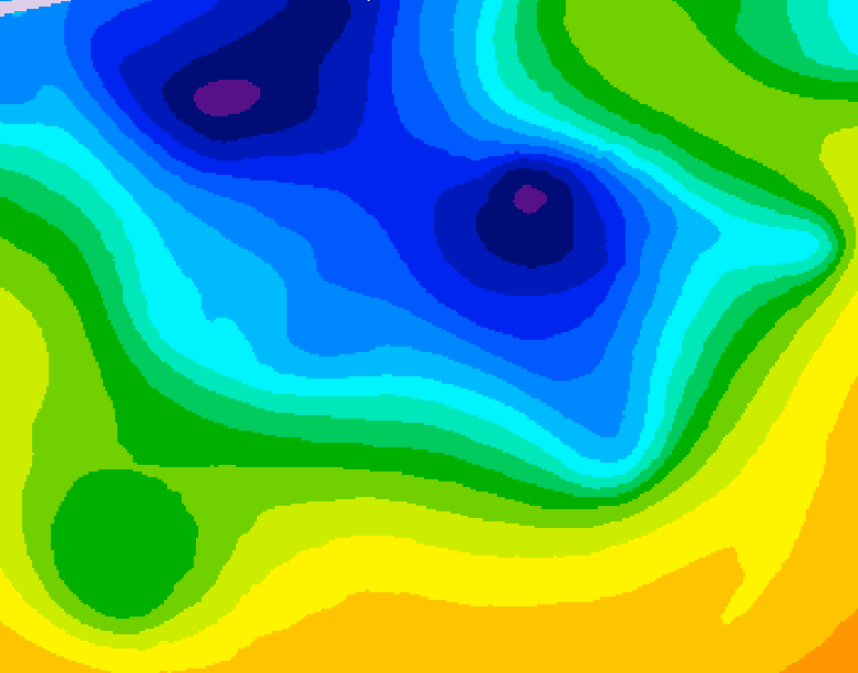GDPS 500 millibar geopotential height 240 hour forecast chart for Canada based on 2026/04/12 1200Z data
