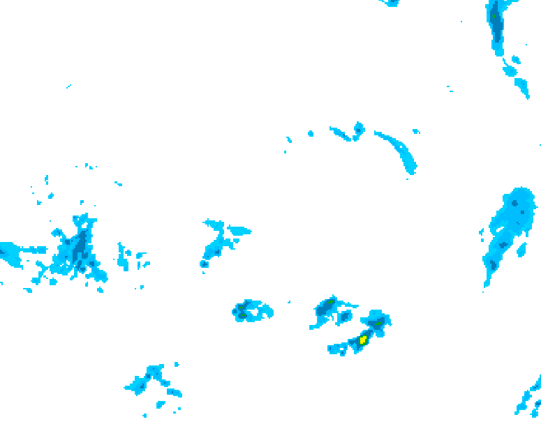 GDPS precipitation 060 hour forecast chart for Canada based on 2026/04/12 0000Z data