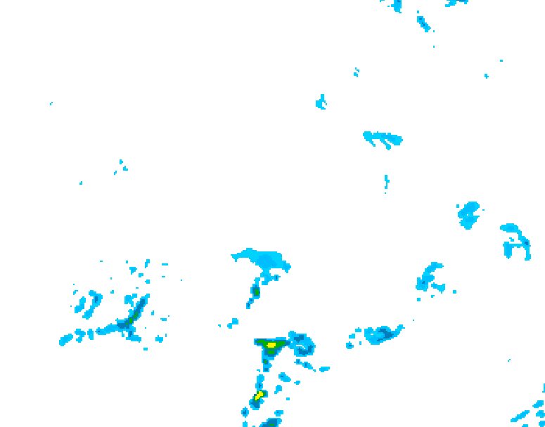 GDPS precipitation 096 hour forecast chart for Canada based on 2026/04/12 0000Z data