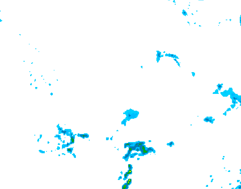 GDPS precipitation 102 hour forecast chart for Canada based on 2026/04/12 0000Z data