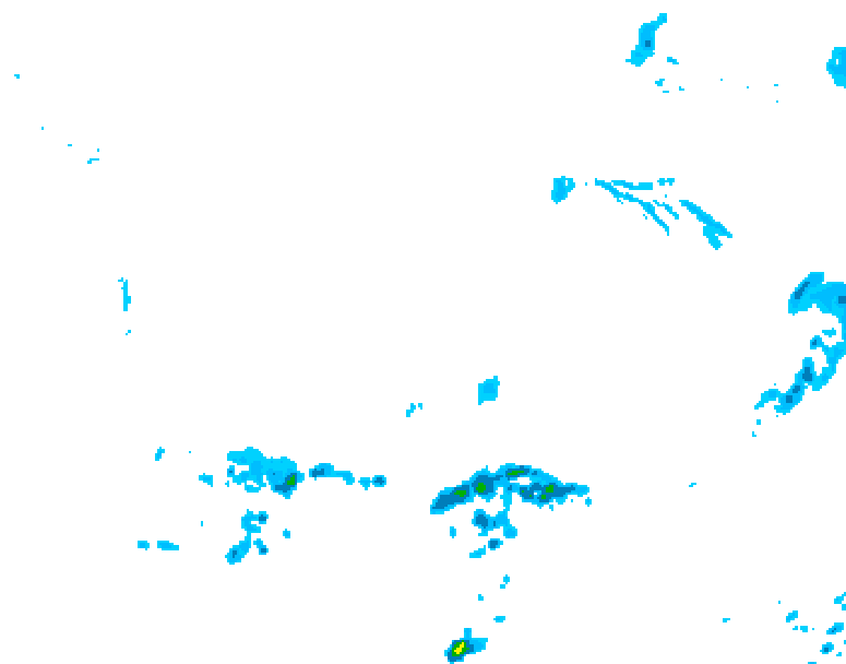 GDPS precipitation 108 hour forecast chart for Canada based on 2026/04/12 0000Z data