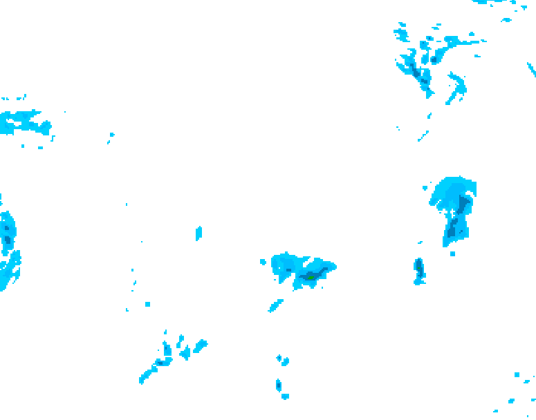 GDPS precipitation 138 hour forecast chart for Canada based on 2026/04/12 0000Z data