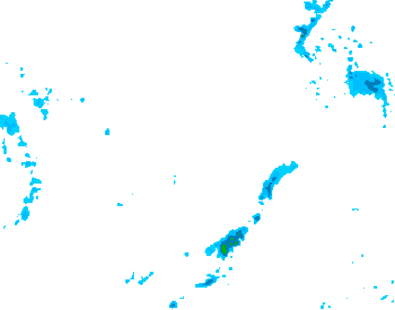 GDPS precipitation 156 hour forecast chart for Canada based on 2026/04/12 0000Z data