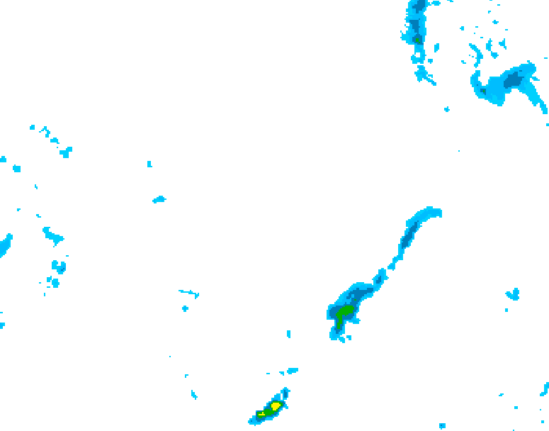 GDPS precipitation 162 hour forecast chart for Canada based on 2026/04/12 0000Z data