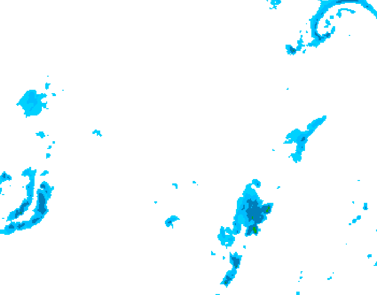 GDPS precipitation 180 hour forecast chart for Canada based on 2026/04/12 0000Z data