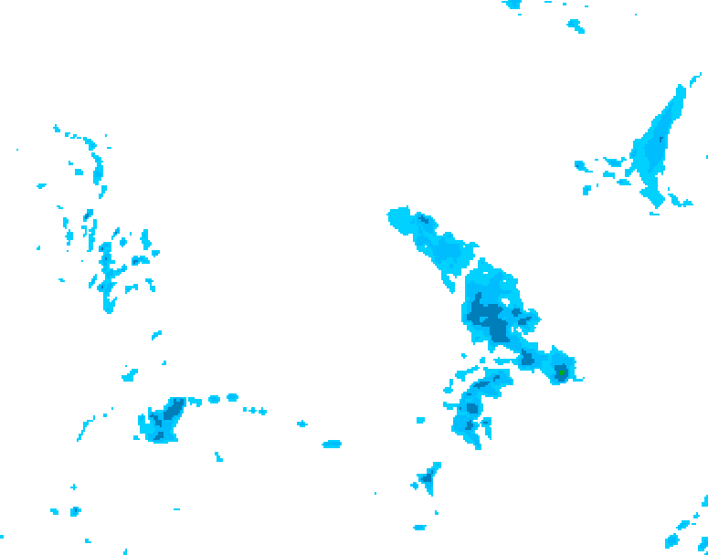 GDPS precipitation 024 hour forecast chart for Canada based on 2026/04/12 1200Z data