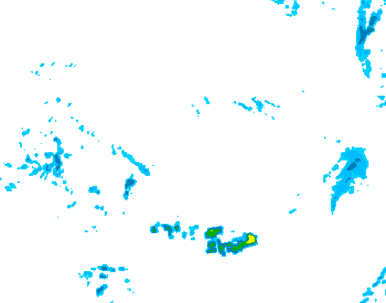 GDPS precipitation 042 hour forecast chart for Canada based on 2026/04/12 1200Z data