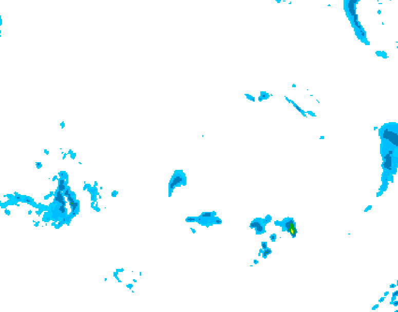 GDPS precipitation 054 hour forecast chart for Canada based on 2026/04/12 1200Z data