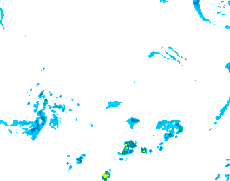 GDPS precipitation 060 hour forecast chart for Canada based on 2026/04/12 1200Z data