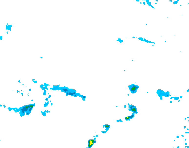 GDPS precipitation 072 hour forecast chart for Canada based on 2026/04/12 1200Z data