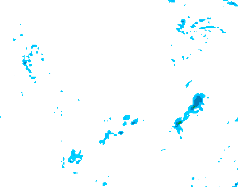 GDPS precipitation 120 hour forecast chart for Canada based on 2026/04/12 1200Z data
