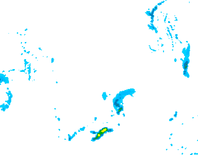 GDPS precipitation 138 hour forecast chart for Canada based on 2026/04/12 1200Z data