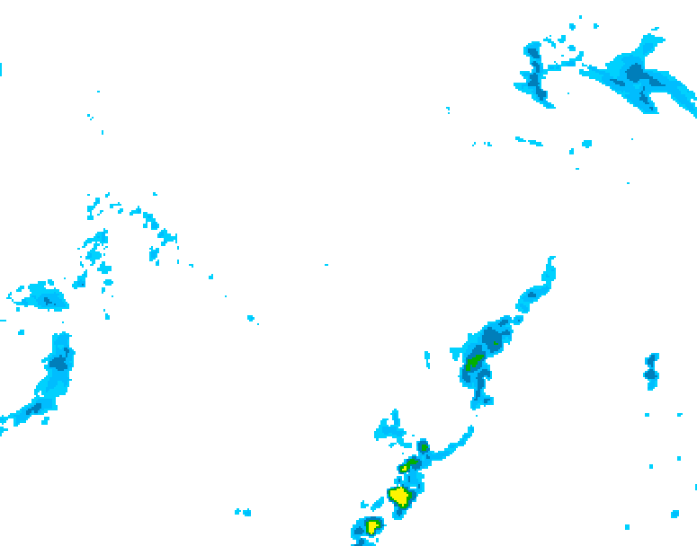 GDPS precipitation 156 hour forecast chart for Canada based on 2026/04/12 1200Z data