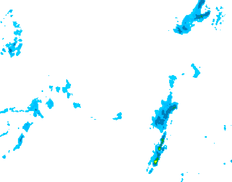 GDPS precipitation 174 hour forecast chart for Canada based on 2026/04/12 1200Z data