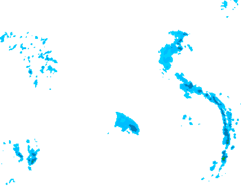 GDPS precipitation 210 hour forecast chart for Canada based on 2026/04/12 1200Z data