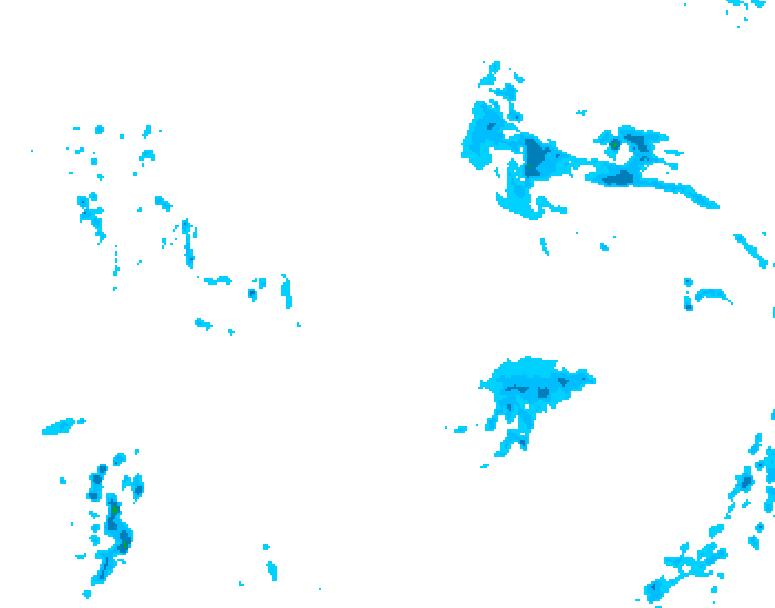 GDPS precipitation 228 hour forecast chart for Canada based on 2026/04/12 1200Z data