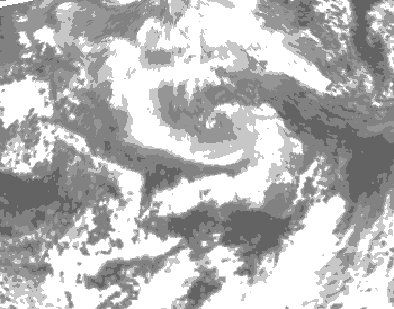 GDPS total cloud 060 hour forecast chart for Canada based on 2026/04/12 0000Z data
