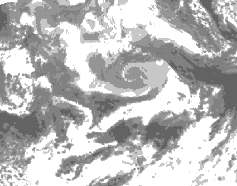 GDPS total cloud 066 hour forecast chart for Canada based on 2026/04/12 0000Z data