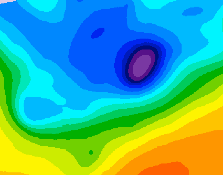 GDPS 500 millibar geopotential height 066 hour forecast chart for Canada based on 2026/04/13 0000Z data