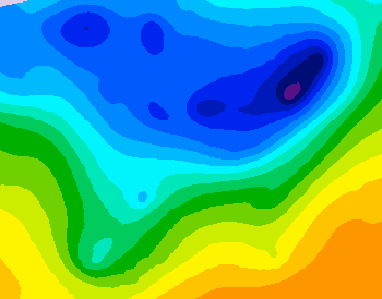 GDPS 500 millibar geopotential height 108 hour forecast chart for Canada based on 2026/04/13 0000Z data