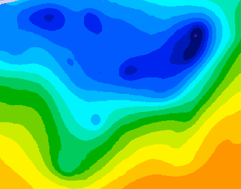 GDPS 500 millibar geopotential height 114 hour forecast chart for Canada based on 2026/04/13 0000Z data