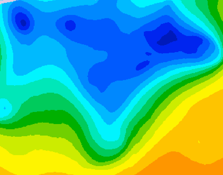 GDPS 500 millibar geopotential height 144 hour forecast chart for Canada based on 2026/04/13 0000Z data
