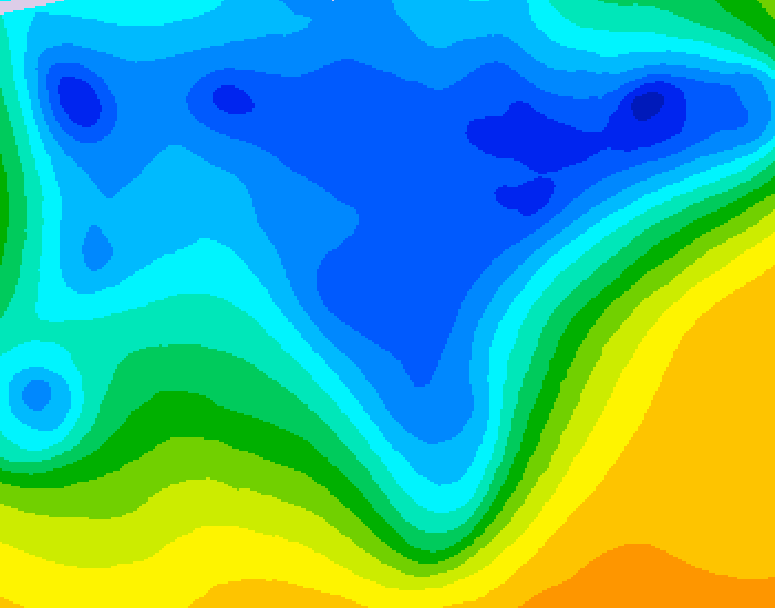 GDPS 500 millibar geopotential height 156 hour forecast chart for Canada based on 2026/04/13 0000Z data