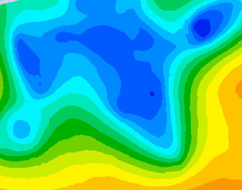GDPS 500 millibar geopotential height 174 hour forecast chart for Canada based on 2026/04/13 0000Z data
