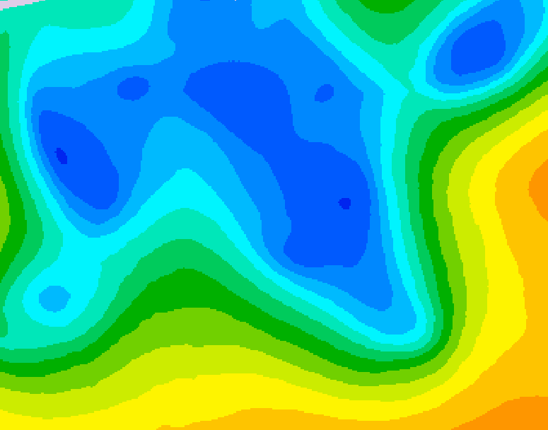 GDPS 500 millibar geopotential height 180 hour forecast chart for Canada based on 2026/04/13 0000Z data