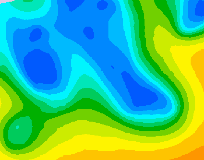 GDPS 500 millibar geopotential height 198 hour forecast chart for Canada based on 2026/04/13 0000Z data