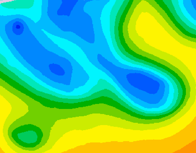 GDPS 500 millibar geopotential height 216 hour forecast chart for Canada based on 2026/04/13 0000Z data