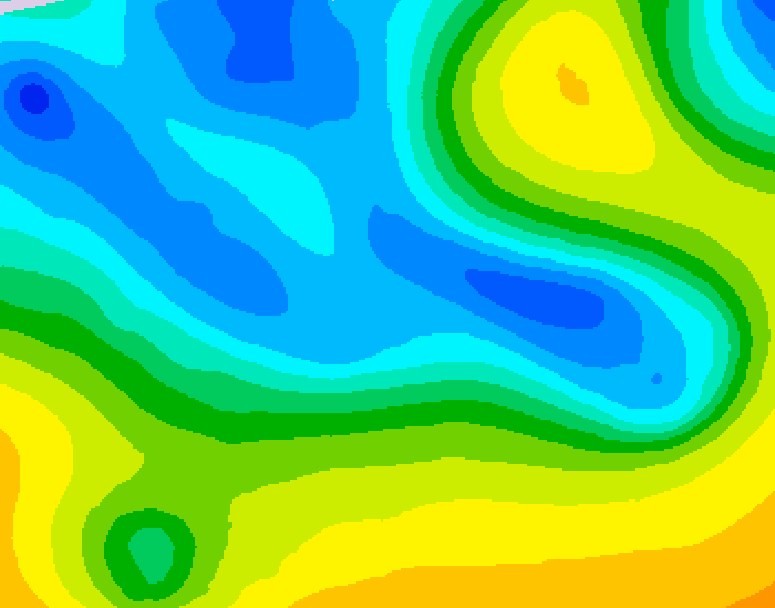 GDPS 500 millibar geopotential height 228 hour forecast chart for Canada based on 2026/04/13 0000Z data