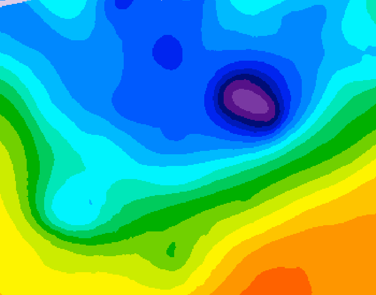 GDPS 500 millibar geopotential height 066 hour forecast chart for Canada based on 2026/04/13 1200Z data