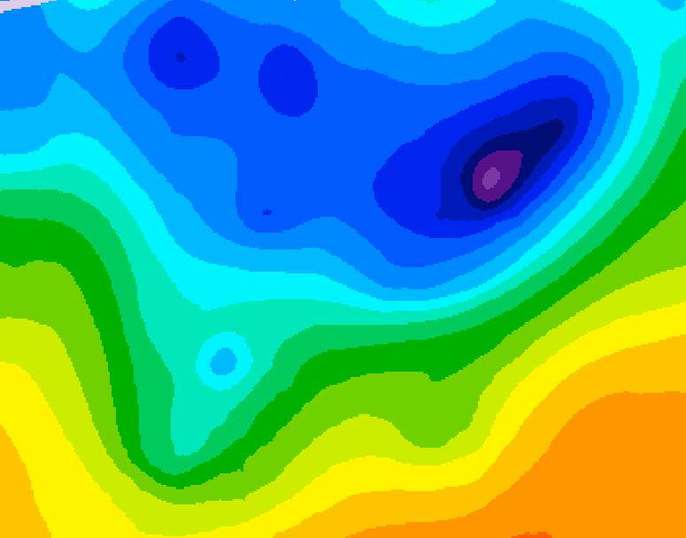 GDPS 500 millibar geopotential height 090 hour forecast chart for Canada based on 2026/04/13 1200Z data