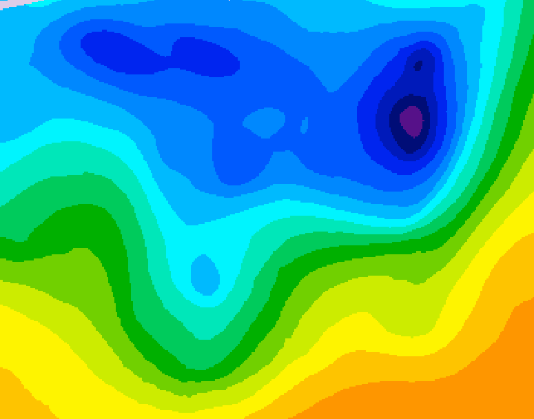 GDPS 500 millibar geopotential height 108 hour forecast chart for Canada based on 2026/04/13 1200Z data