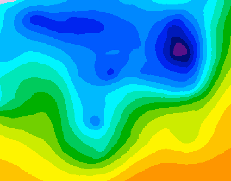 GDPS 500 millibar geopotential height 114 hour forecast chart for Canada based on 2026/04/13 1200Z data