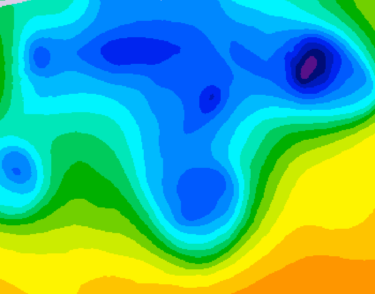 GDPS 500 millibar geopotential height 138 hour forecast chart for Canada based on 2026/04/13 1200Z data