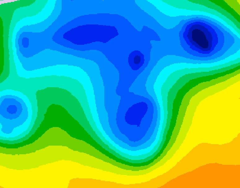 GDPS 500 millibar geopotential height 144 hour forecast chart for Canada based on 2026/04/13 1200Z data