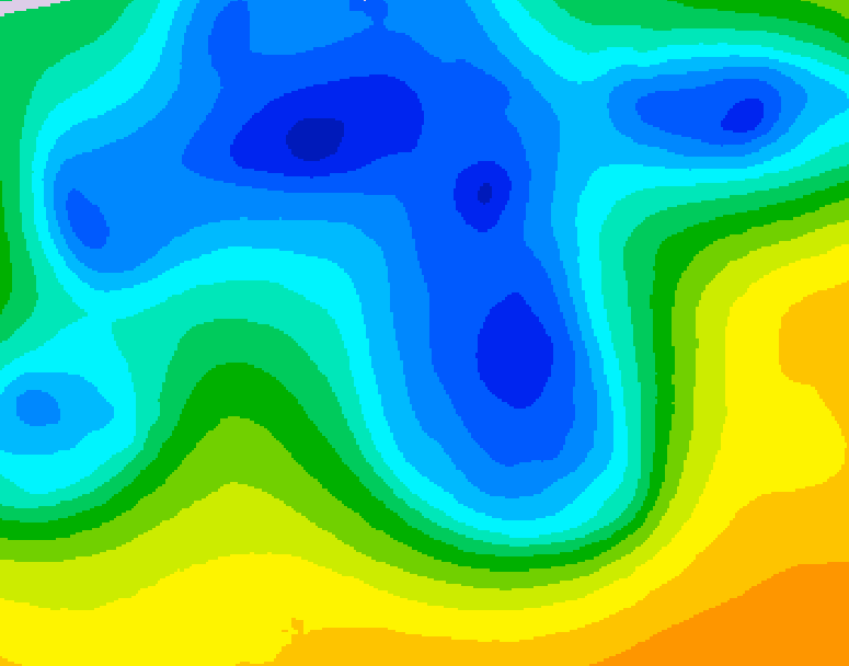 GDPS 500 millibar geopotential height 156 hour forecast chart for Canada based on 2026/04/13 1200Z data