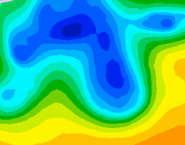GDPS 500 millibar geopotential height 162 hour forecast chart for Canada based on 2026/04/13 1200Z data