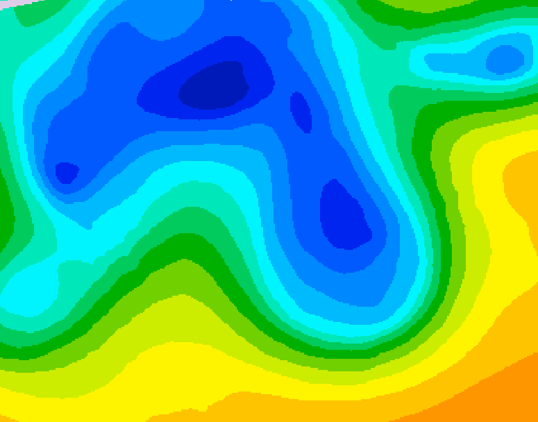 GDPS 500 millibar geopotential height 168 hour forecast chart for Canada based on 2026/04/13 1200Z data
