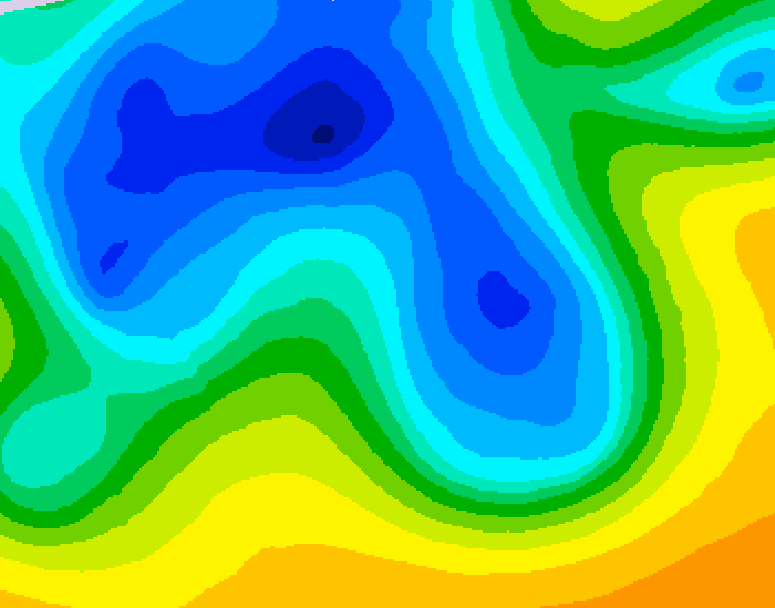 GDPS 500 millibar geopotential height 174 hour forecast chart for Canada based on 2026/04/13 1200Z data
