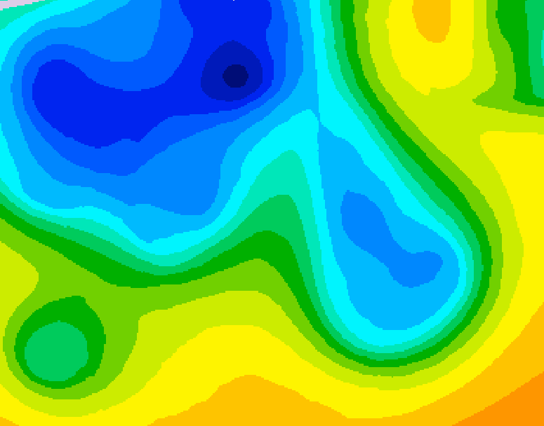 GDPS 500 millibar geopotential height 192 hour forecast chart for Canada based on 2026/04/13 1200Z data